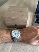 Фото покупателя: Швейцарские механические наручные часы Hamilton Khaki Field Mechanical 42mm H69529113