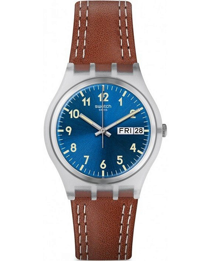 Часы Swatch Gent Standard GE709 — женские, синий