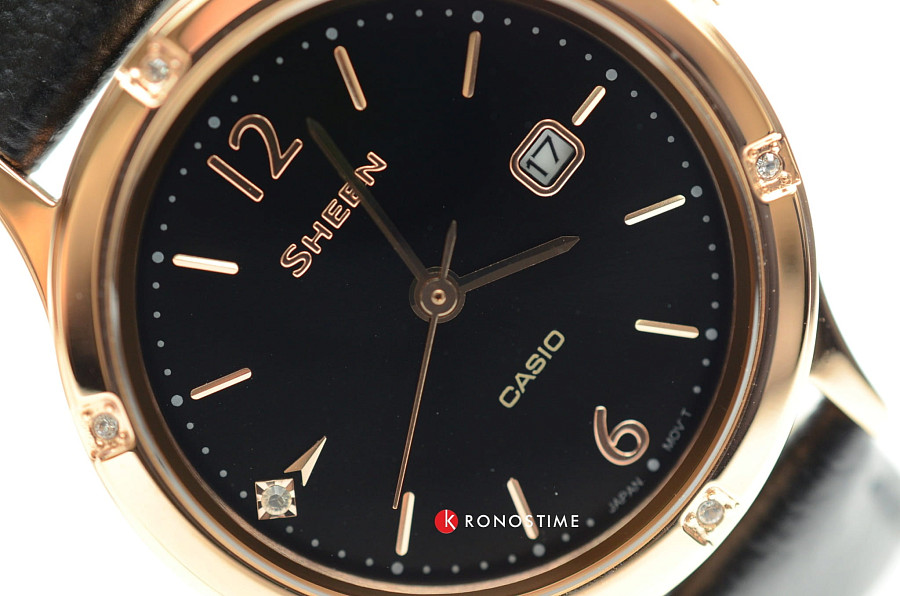 Часы Casio Sheen SHE-4533PGL-1AUER — металл сталь, Япония