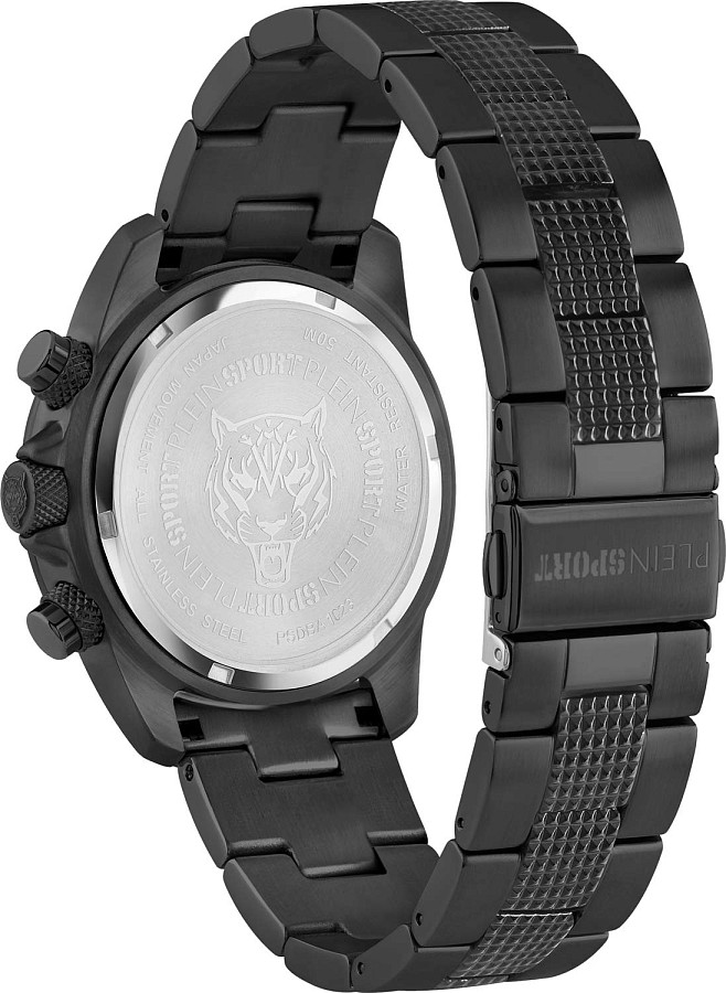 Часы Plein Sport Hurricane PSDBA1023 — сталь с ip покрытием + силикон, мужские