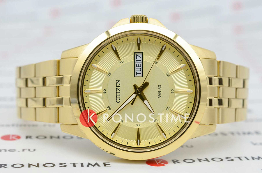 Часы Citizen Basic BF2013-56P — кварцевые, сталь металл