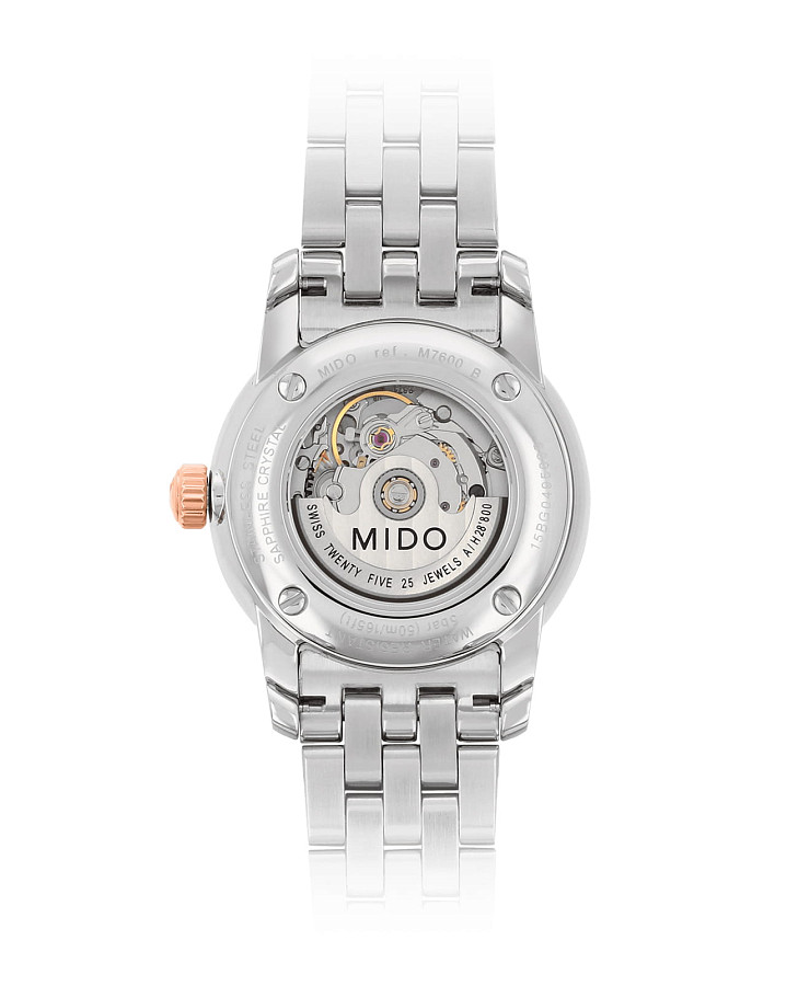 Часы Mido Baroncelli M7600.9.69.1 — механические, металл сталь