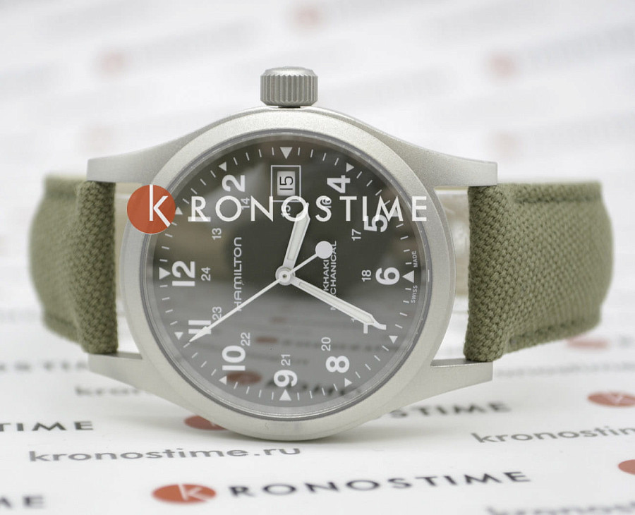 Часы Hamilton Khaki Field Mechanical H69439363 — Швейцария, механические
