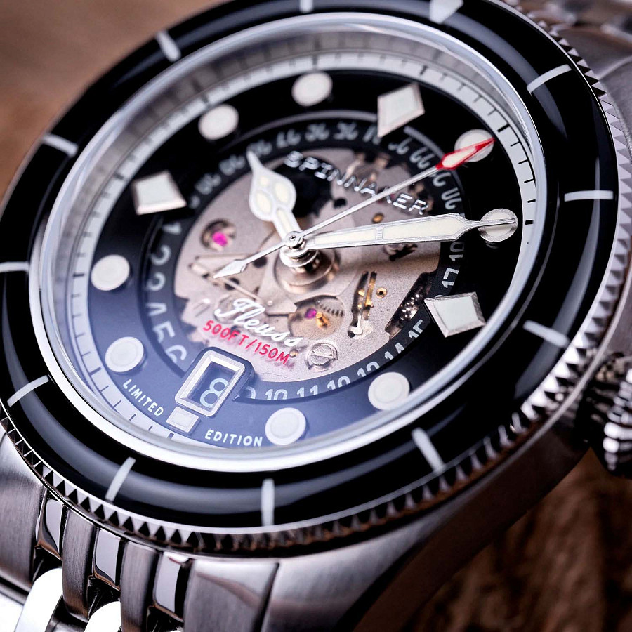 Часы Spinnaker Fleuss SP-5116-11 — нержавеющая сталь, мужские
