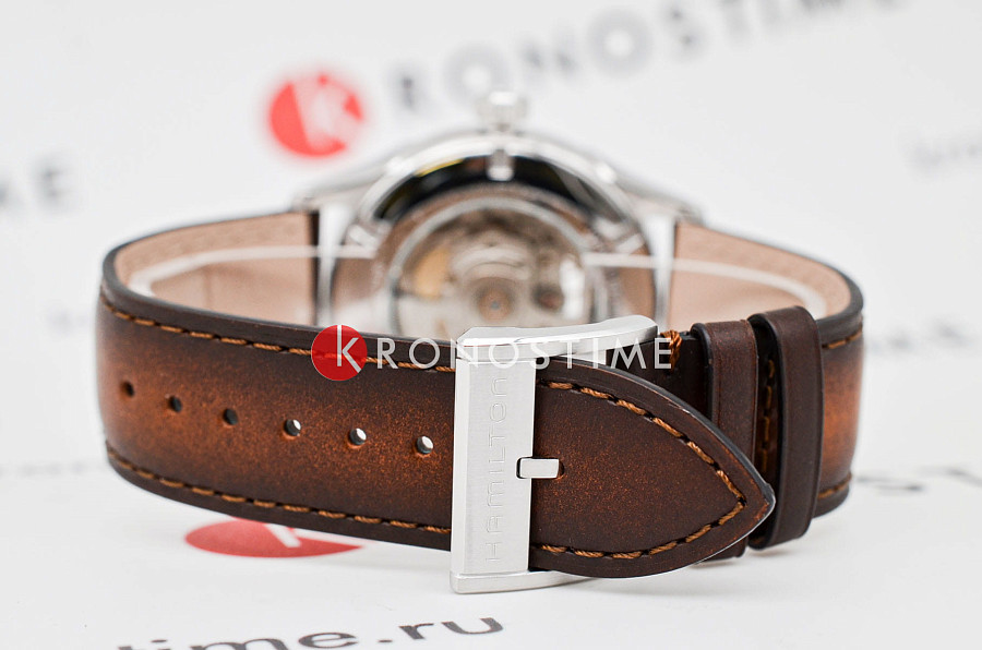 Часы Hamilton Jazzmaster Open Heart Auto H32705560 — кожаный, мужские
