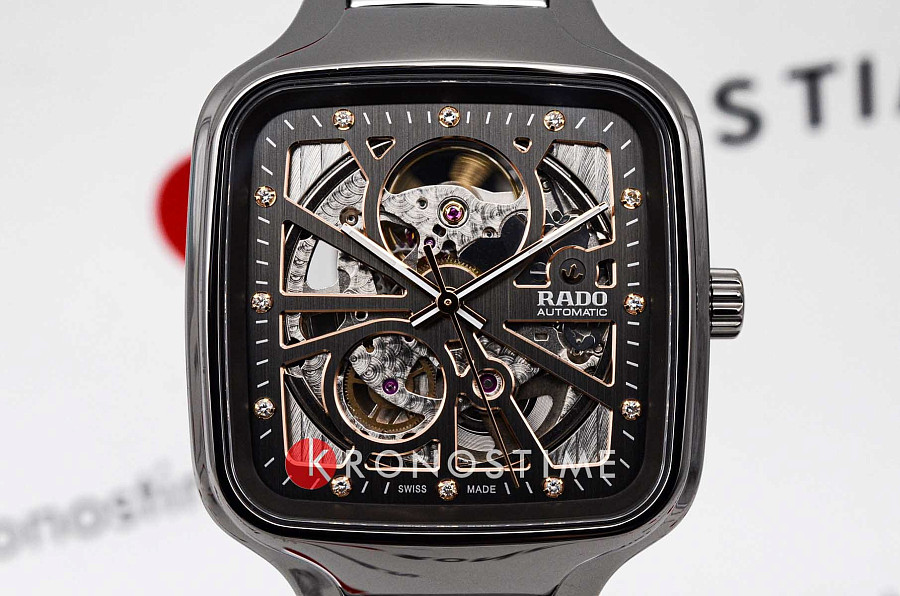 Часы Rado True Square Automatic Open Heart R27083712 — Швейцария, механические