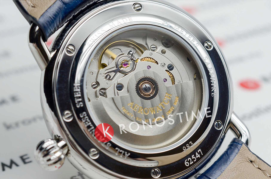 Часы Aerowatch 77983 AA01 — мужские, кожаный