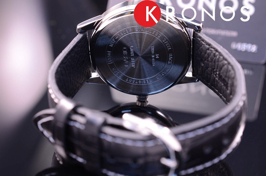 Часы Casio MTP-1303PL-1FVEF — кожаный, мужские