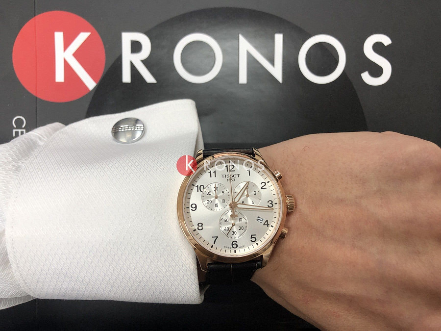 Часы Tissot Chrono XL Classic T116.617.36.037.00 — кварцевые, Швейцария, мужские