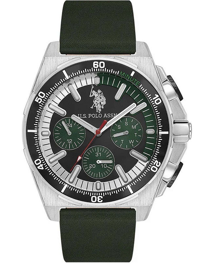 Часы U.S. Polo Assn. Crossing USPA1092-01 — мужские, черный