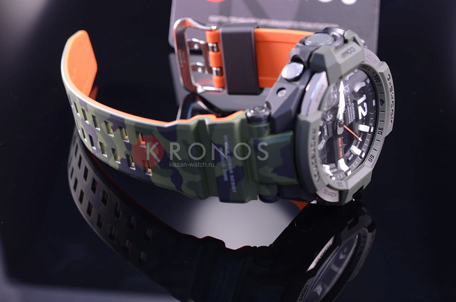 Часы Casio G-Shock GA-1100SC-3A — пластик, мужские