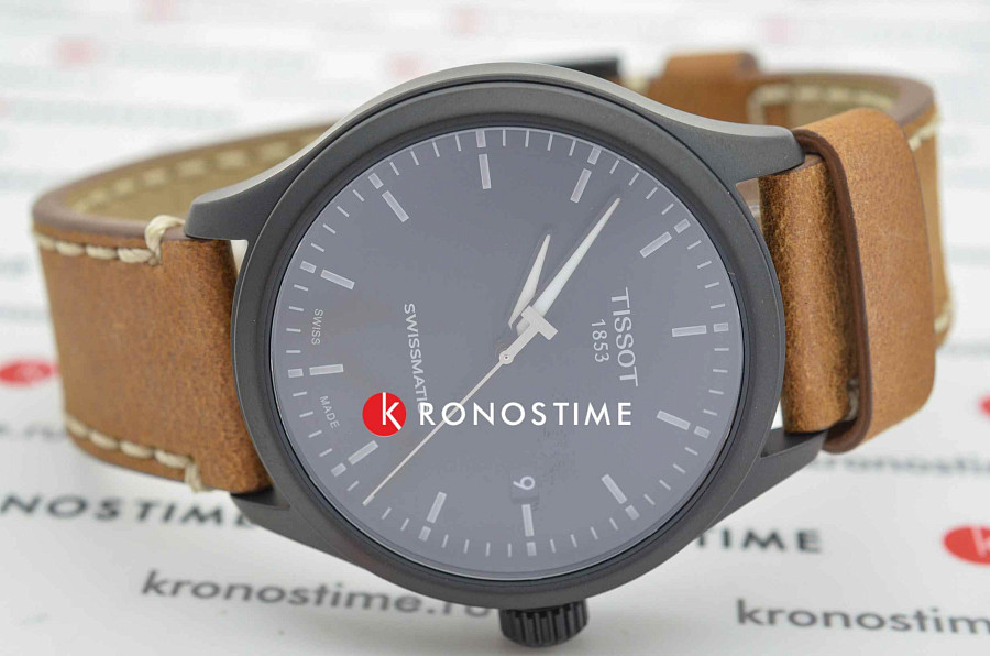 Часы Tissot Gent XL Swissmatic T116.407.36.051.01 — черный, сталь металл