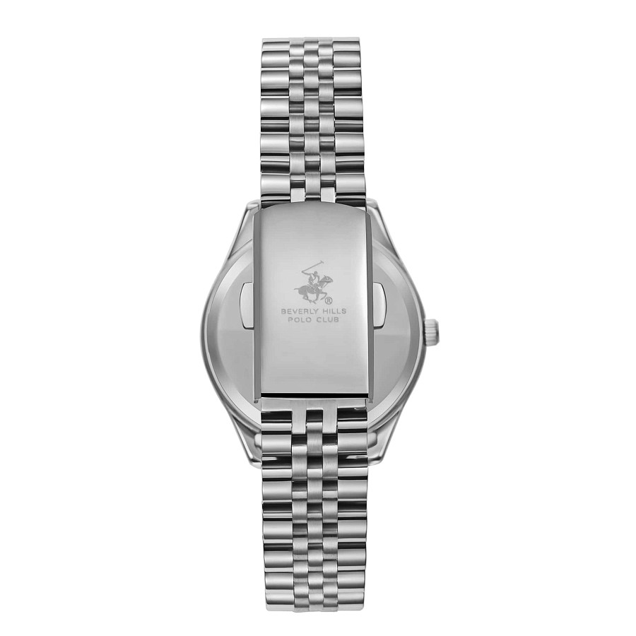 Часы Beverly Hills Polo Club BP3657C.320 — белый, сталь металл