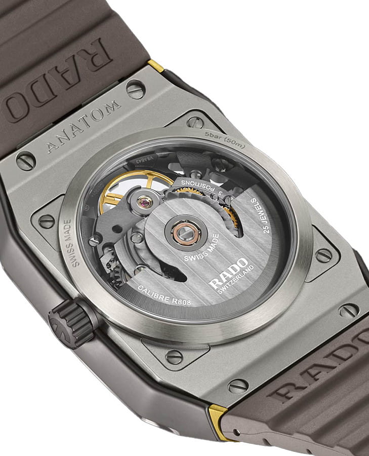 Часы Rado Anatom Automatic Skeleton R10206109 — сталь металл керамика, Швейцария