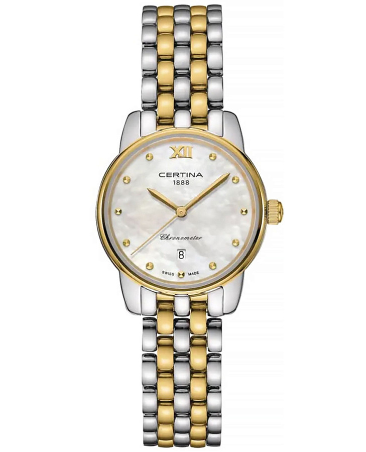 Часы Certina DS-8 Lady C033.051.22.118.01 — женские, перламутровый