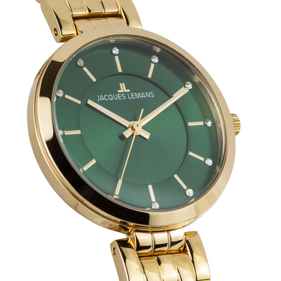 Часы Jacques Lemans Milano 1-2211G — кварцевые, сталь металл