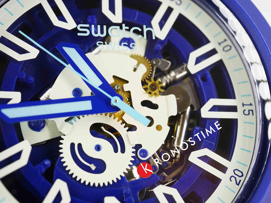 Часы Swatch Big Bold Lacquered SB01N102 — силикон, мужские