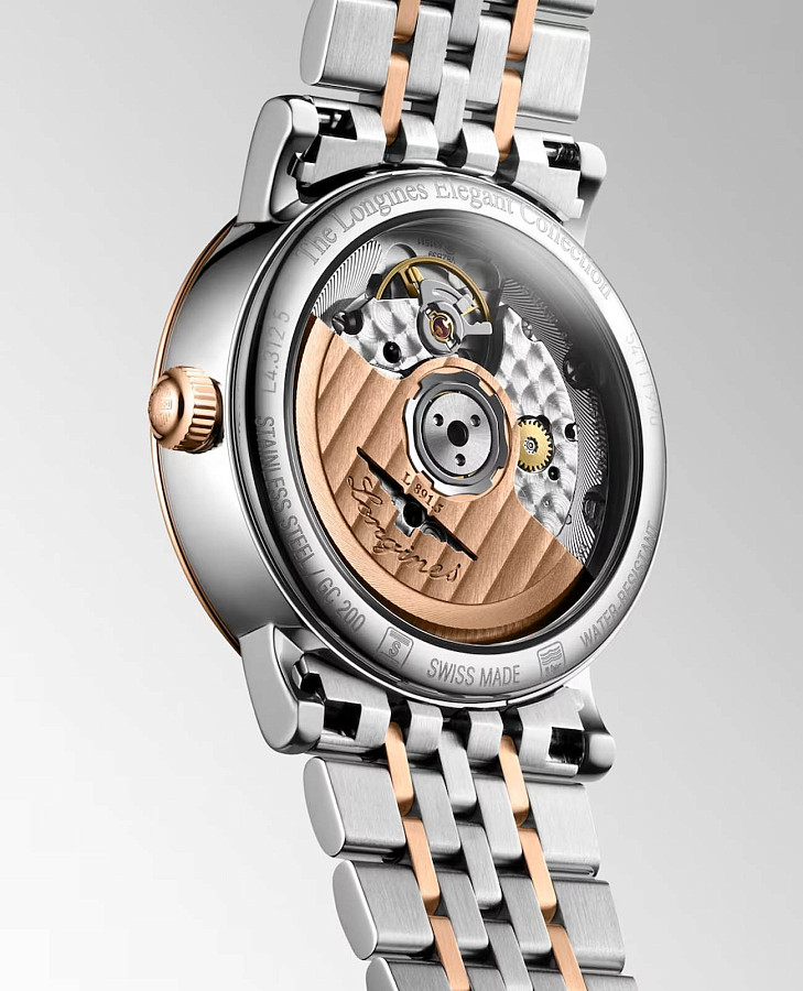 Часы Longines Elegant Collection L4.312.5.87.7 — механические, сталь металл золото