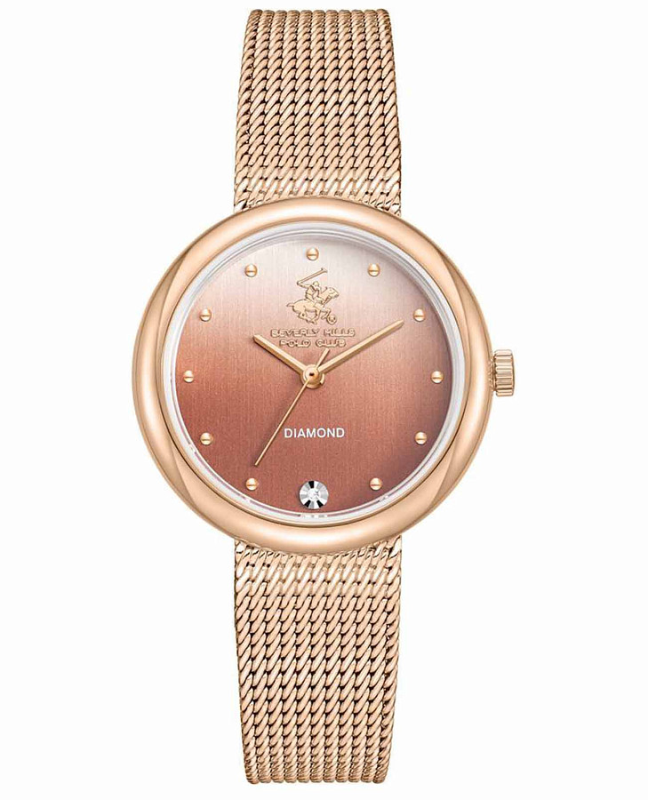 Часы Beverly Hills Polo Club BP3760X.440 — женские, коричневый