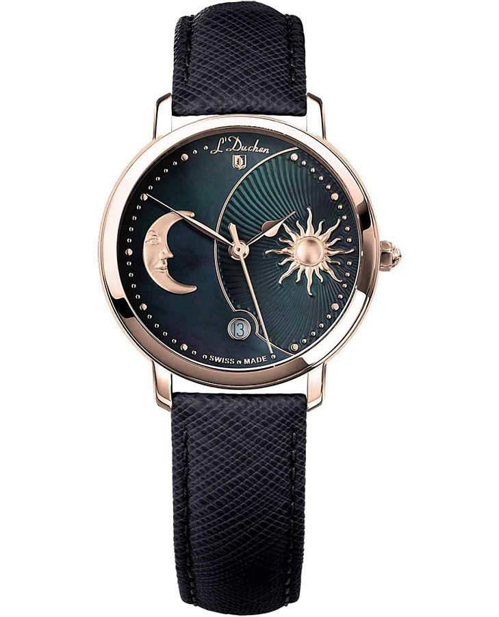 Часы L'Duchen Day & Night D 781.41.31 — женские, черный