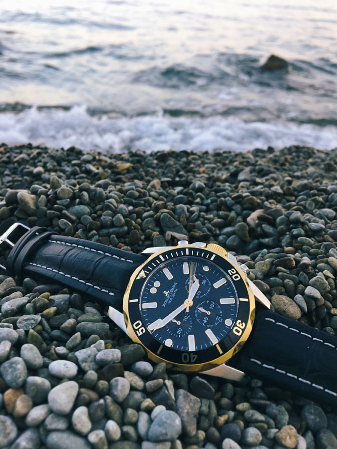 Часы Jacques Lemans Sport 1-2091E — кожаный, мужские