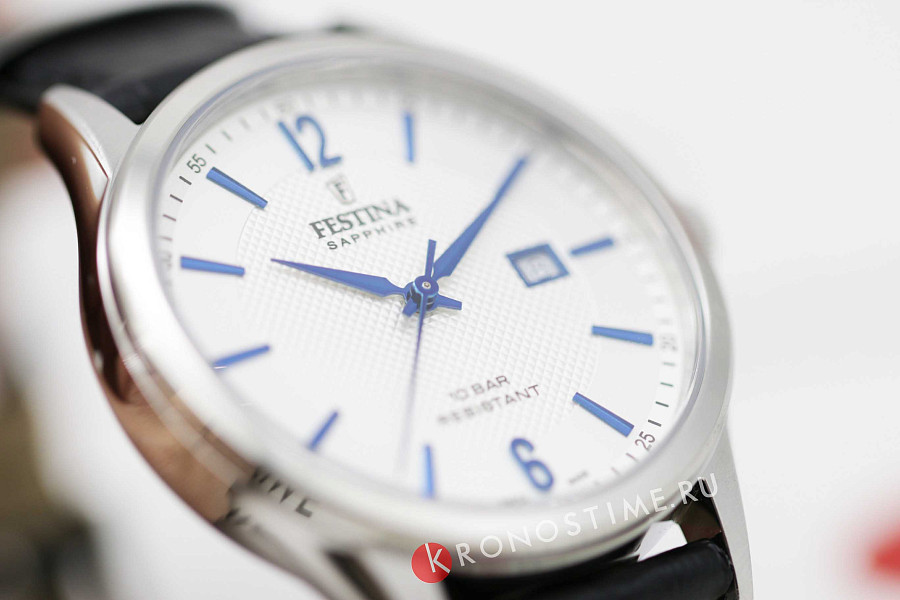 Часы Festina Classics F20007/2 — кожаный, мужские