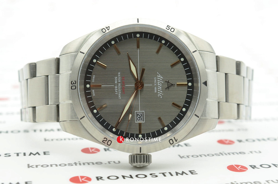 Часы Atlantic 70356.41.41R — нержавеющая сталь, мужские