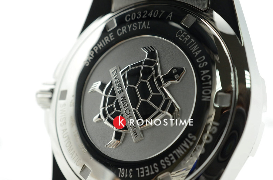 Часы Certinа DS Action Diver Powermatic 80 C032.407.11.041.00 — сталь металл алюминий, нержавеющая сталь