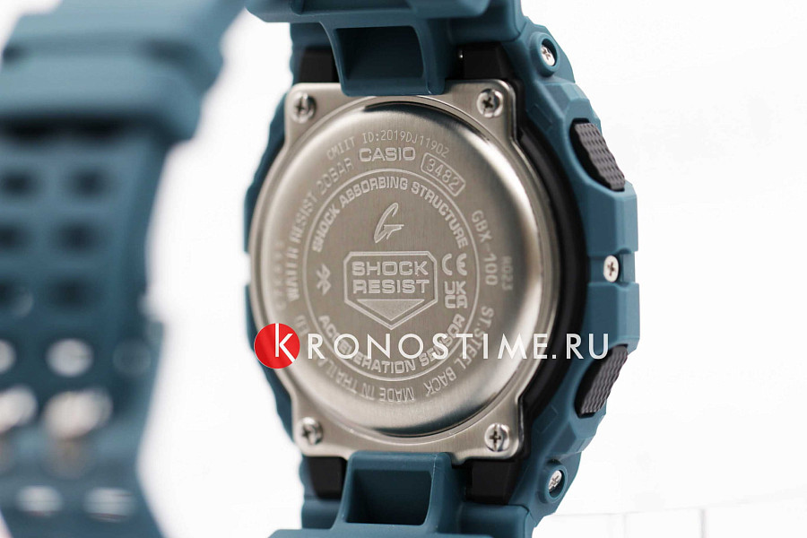 Часы Casio G-Shock GBX-100-2DR (GBX-100-2) — черный, электронные