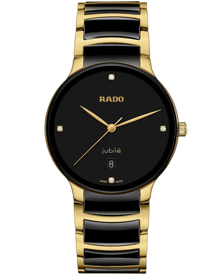 Часы Rado Centrix Diamonds R30022712 — мужские, черный