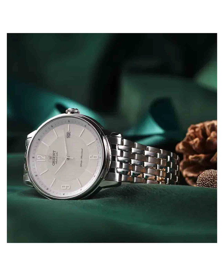 Часы Orient Classic Automatic RA-AC0J10S (RN-AC0J10S) — белый, сталь металл