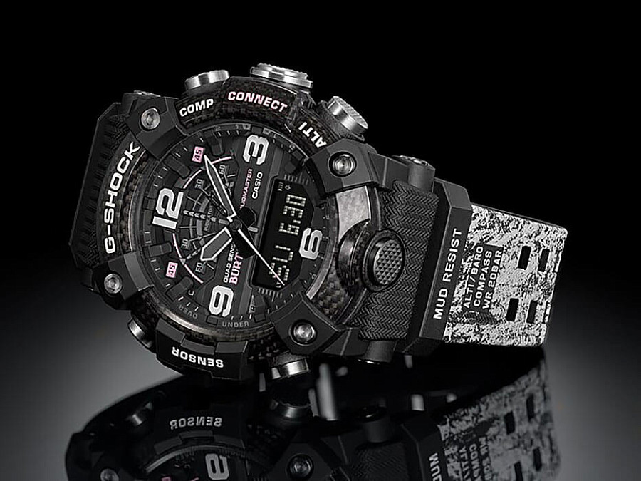Часы Casio G-Shock GG-B100BTN-1A — пластик, мужские