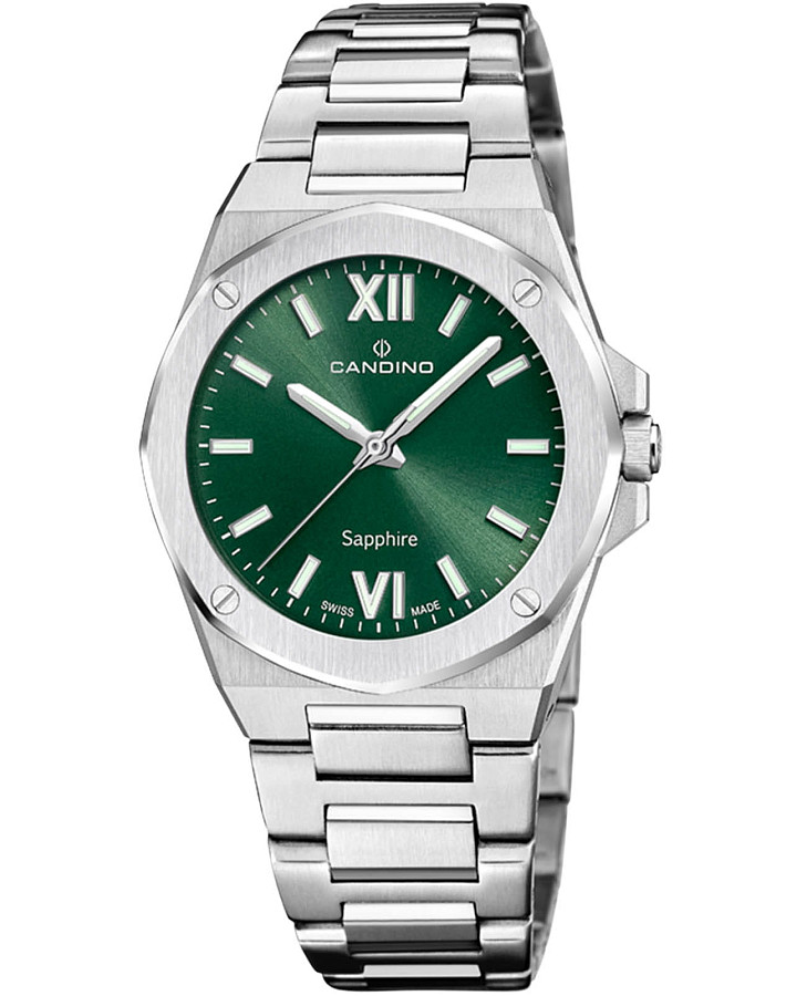 Часы Candino Elegance C4775/4 — женские, зеленый