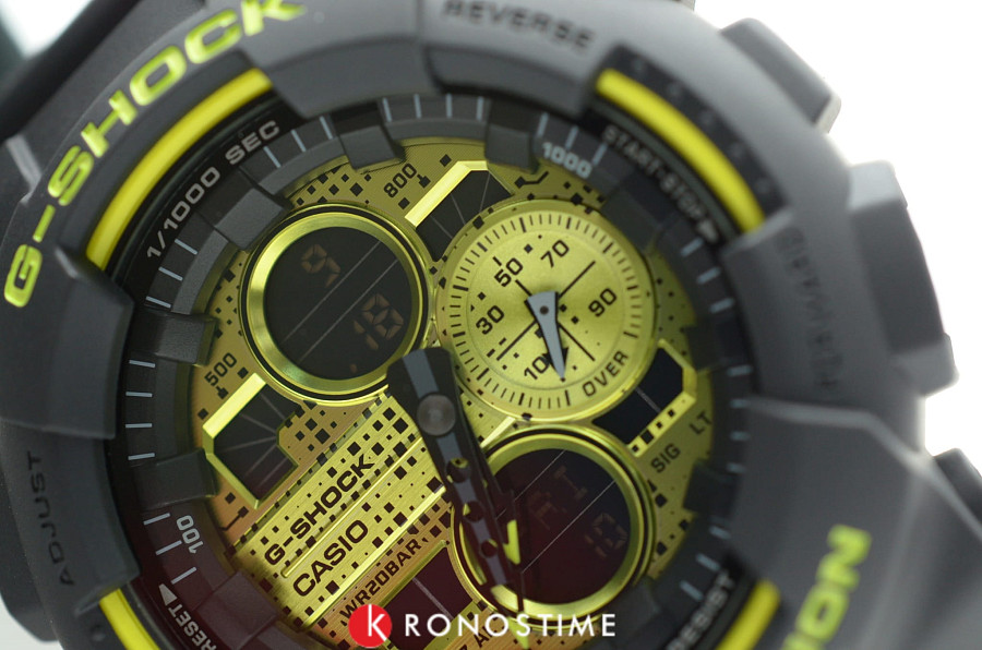 Часы Casio G-Shock GA-140DC-1A — пластик, Япония