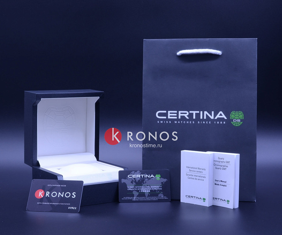 Часы Certina DS Cascadeur C003.617.26.290.00 — кварцевые, Швейцария, мужские
