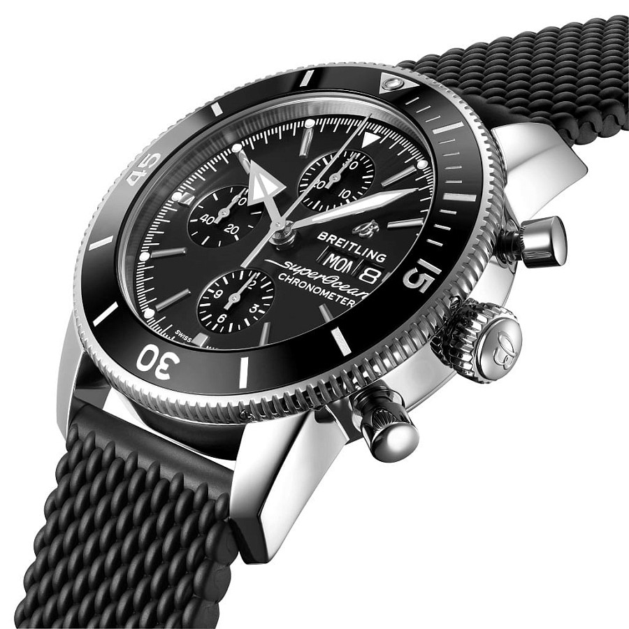Часы Breitling Superocean Heritage Chronograph 44 A13313121B1S1 — механические, сталь металл