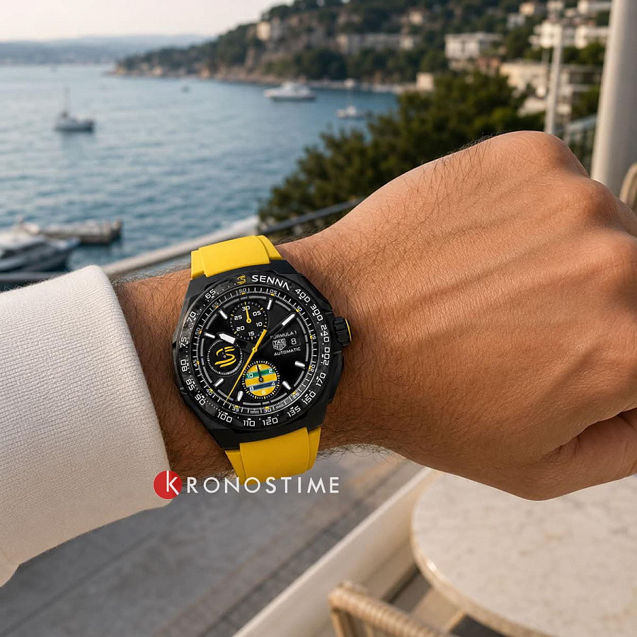 Часы TAG Heuer Formula 1 Chronograph x Senna CBZ2081.FT8092 — артикул CBZ2081.FT8092