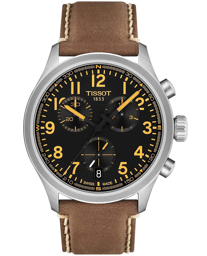 Часы Tissot Chrono L 42mm Т116.417.16.052.01 — мужские, черный
