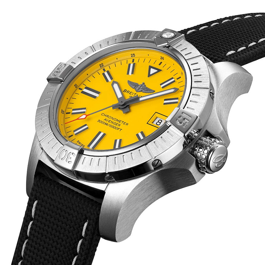 Часы Breitling Avenger Automatic 45 Seawolf A17319101I1X1 — механические, сталь металл