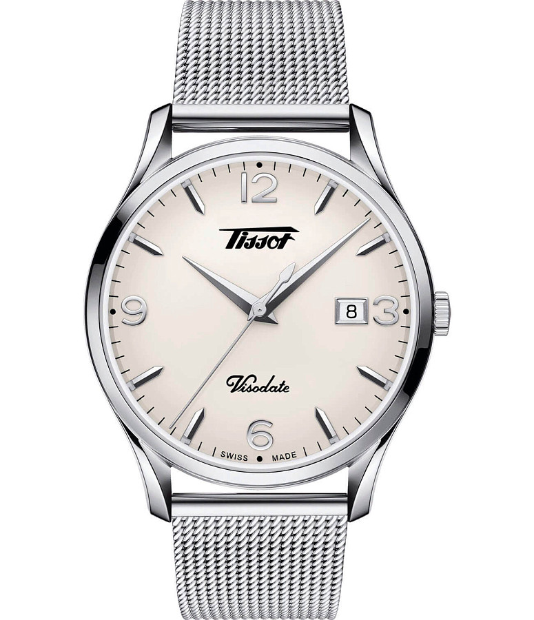 Часы Tissot Heritage Visodate T118.410.11.277.00 — мужские, белый