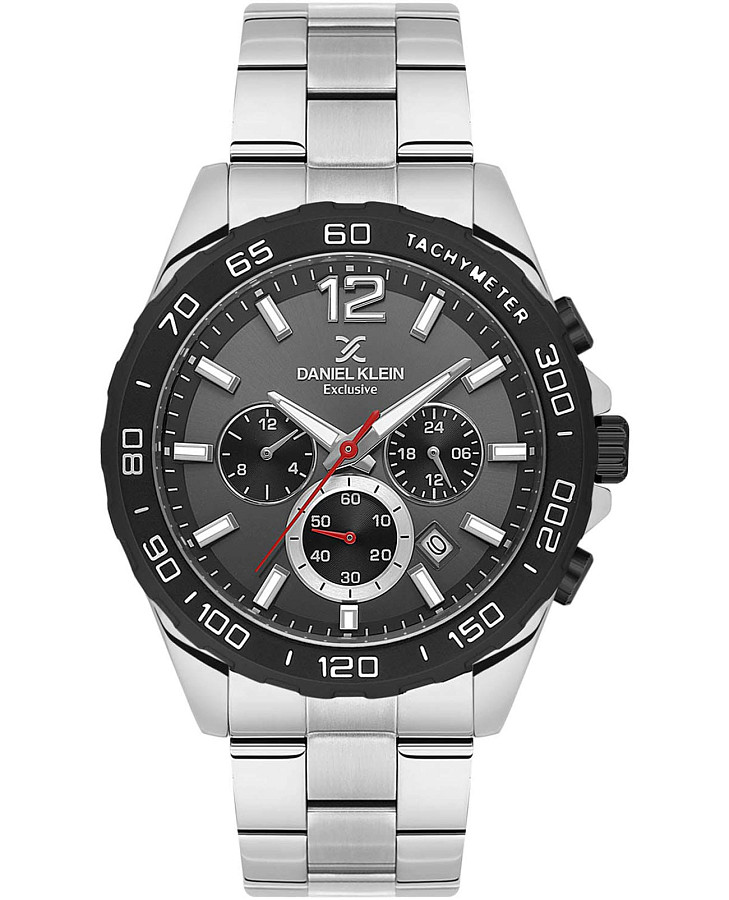 Часы Daniel Klein Exclusive DK.1.13743-1 — мужские, серый