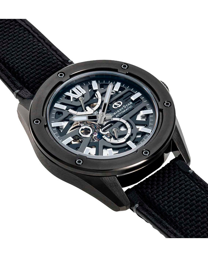 Часы Orient Star RE-BZ0002B (RK-BZ0002B) — мужские, тканевый