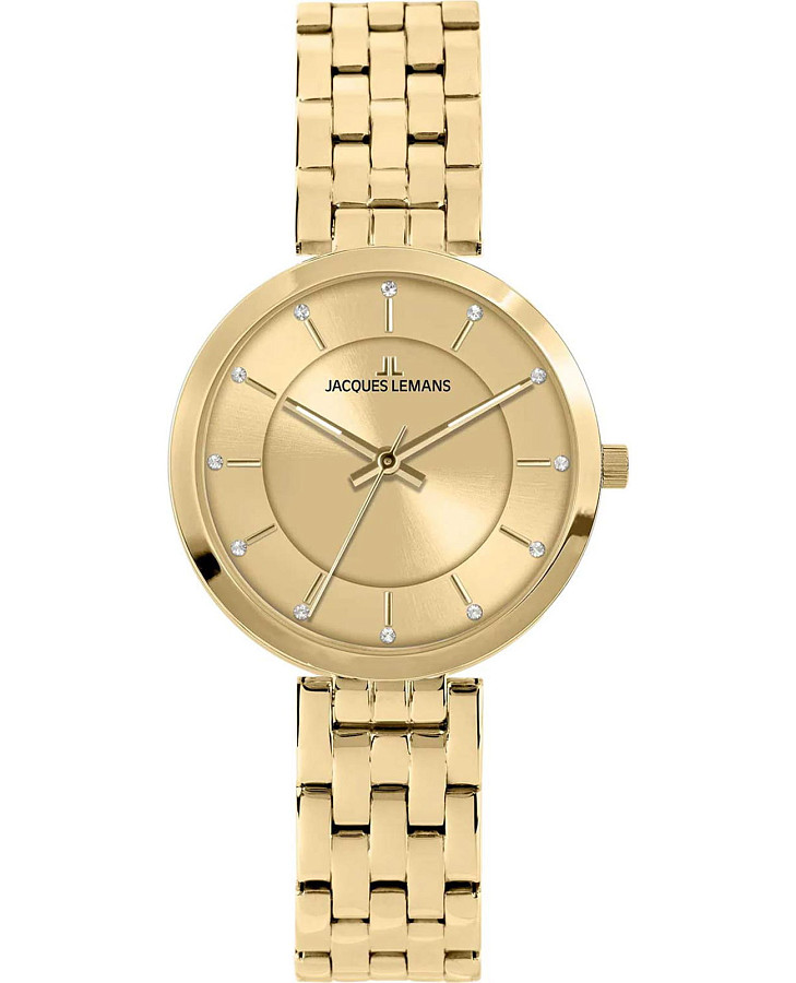 Часы Jacques Lemans Milano 1-2211E — женские, золотой