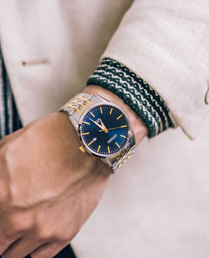 Часы Citizen Classic BI5006-81L — мужские, нержавеющая сталь с ip-покрытием
