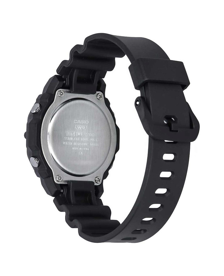 Часы Casio Digital LWS-2200H-1AVEF — пластик, Япония