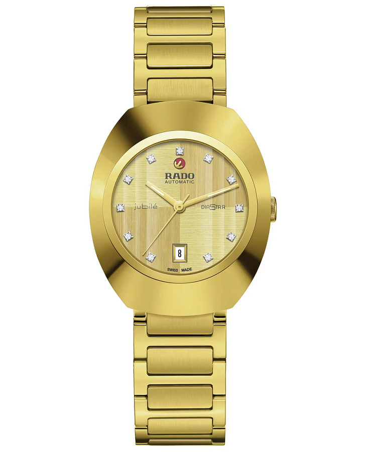 Часы Rado DiaStar Original R12171713 — женские, желтый