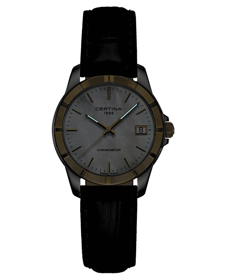 Часы Certina DS Jubile C902.251.46.016.00 — кварцевые, сталь металл золото