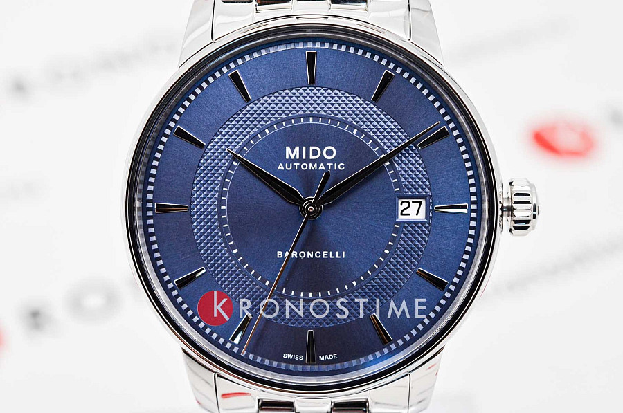 Часы Mido Baroncelli Signature M037.407.11.041.01 — Швейцария, механические
