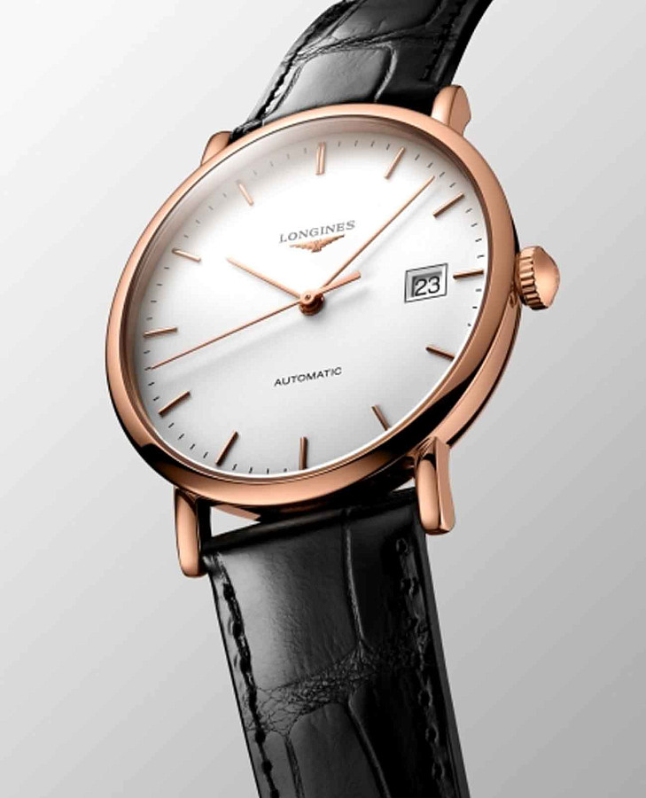 Часы Longines Elegant Collection L4.378.8.12.4 — кожаный, женские