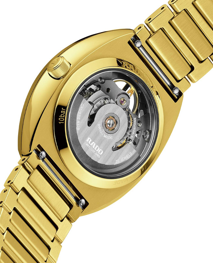 Часы Rado DiaStar Original Skeleton R12164153 — нержавеющая сталь с pvd-покрытием, мужские